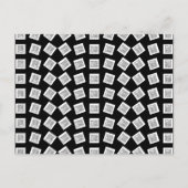 Uniek Logo- of Afbeeldingen patroon | Zwart (bewer Briefkaart (Voorkant)
