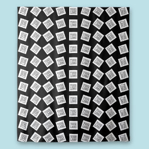 Uniek Logo- of Afbeeldingen patroon   Zwart (bewer Wandkleed