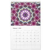 uniek Mandala ontwerp Kalender (Feb 2026)
