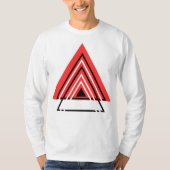 Uniek Modern Art T-shirt, lange mouw T-shirt (Voorkant)