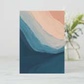 Uniek modern, leeg Wenskaart Kaart (Staand voorkant)