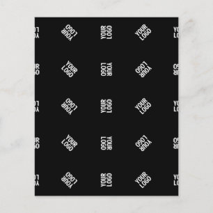 Uniek modern logo-patroon sjabloon Zwart Flyer