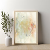 Uniek modern minimalistisch abstract kunst Poster