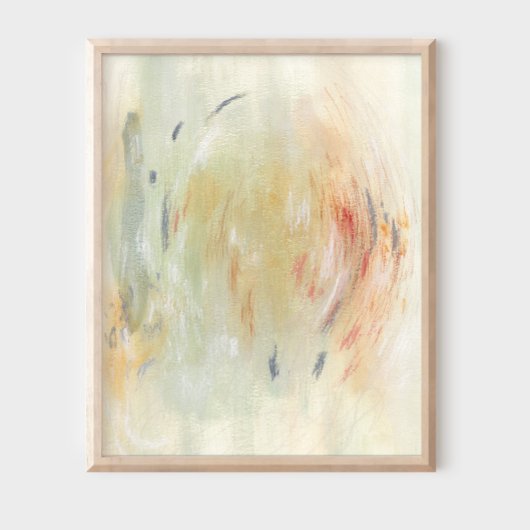 Uniek modern minimalistisch abstract kunst Poster