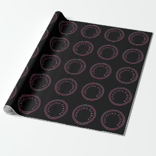 Uniek modern minimalistisch eenvoudig cadeaupapier