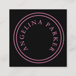 Uniek modern minimalistisch eenvoudig informatiekaartje