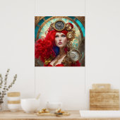 Uniek modern Steampunk Poster (Keuken)