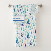 Uniek, mooi, kleurrijk, geschilderd patroon een gr bad handdoek (Insitu)