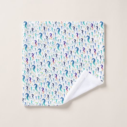 Uniek, mooi, kleurrijk, geschilderd patroon een gr bad handdoek (Wasdoekje)