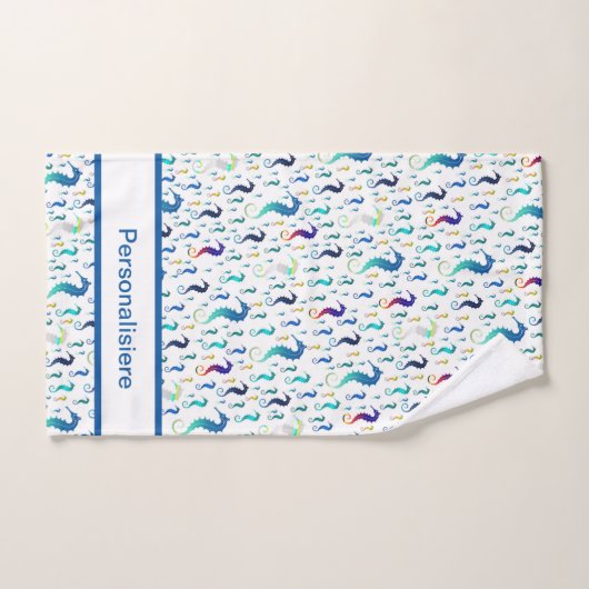 Uniek, mooi, kleurrijk, geschilderd patroon een gr bad handdoek (Handdoek)