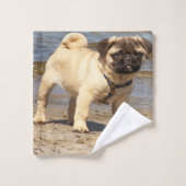 Uniek, mooi, kleurrijk, geschilderd patroon een gr bad handdoek (Wasdoekje)