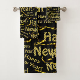 Uniek, mooi, kleurrijk, geschilderd patroon een gr bad handdoek