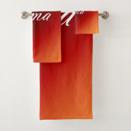 Uniek, mooi, kleurrijk, geschilderd patroon een gr bad handdoek