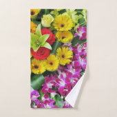 Uniek, mooi, kleurrijk, geschilderd patroon een gr bad handdoek (Handdoek)