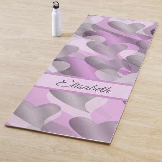 Uniek, mooi, kleurrijk, geschilderd patroon een gr yogamat (In situ)