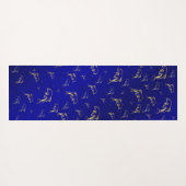 Uniek, mooi, kleurrijk, geschilderd patroon een gr yogamat (Achterkant (horizontaal))