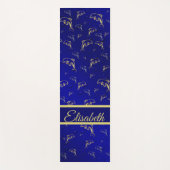 Uniek, mooi, kleurrijk, geschilderd patroon een gr yogamat (Voorkant)