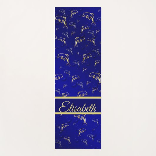 Uniek, mooi, kleurrijk, geschilderd patroon een gr yogamat (Voorkant)