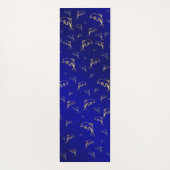 Uniek, mooi, kleurrijk, geschilderd patroon een gr yogamat (Achterkant)