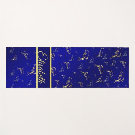 Uniek, mooi, kleurrijk, geschilderd patroon een gr yogamat (Voorkant (horizontaal))