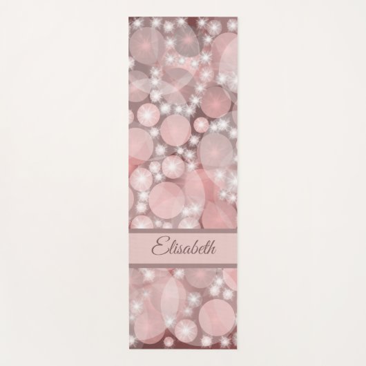 Uniek, mooi, kleurrijk, geschilderd patroon een gr yogamat (Voorkant)