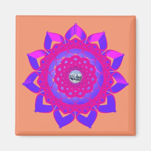 Uniek mystisch ontwerp magneet (Voorkant)