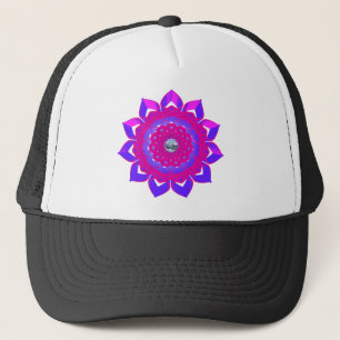 Uniek mystisch ontwerp trucker pet