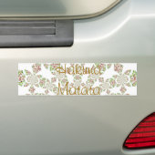 Uniek ontwerp van Hakuna Matata: Serene Vibes Bumpersticker (Op auto)