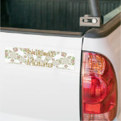 Uniek ontwerp van Hakuna Matata: Serene Vibes Bumpersticker (Op Truck)