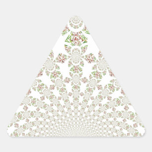 Uniek ontwerp van Hakuna Matata: Serene Vibes Driehoek Sticker