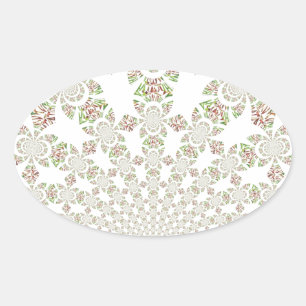 Uniek ontwerp van Hakuna Matata: Serene Vibes Ovale Sticker