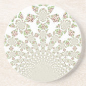 Uniek ontwerp van Hakuna Matata: Serene Vibes Zandsteen Onderzetter (Voorkant)