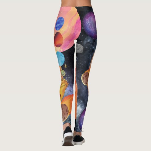 Uniek ontwerp van het universum l Moderne ruimte Leggings (Achterkant)