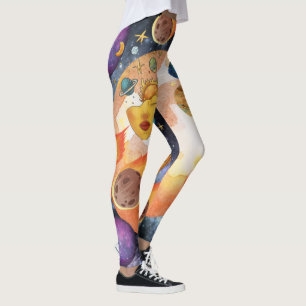 Uniek ontwerp van het universum l Moderne ruimte Leggings