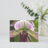 Uniek Orchid Briefkaart (Staand voorkant)