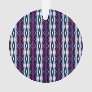 Uniek Paarse patroon Ornament