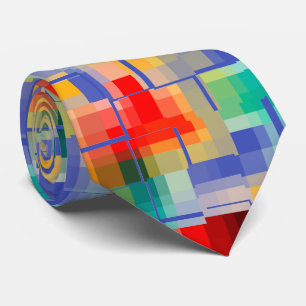 Uniek patroon met meerdere kleuren stropdas