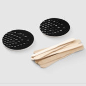 Uniek patroon met uw Logo / geüploade Afbeelding Handwaaier (Niet-gemonteerd)