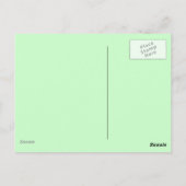 Uniek Peacock-Briefkaart Briefkaart (Achterkant)