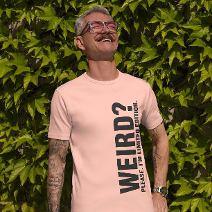 Uniek raar beperkt T-shirt - opvallen stijl