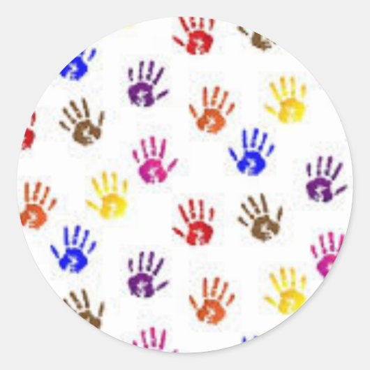 uniek ronde sticker (Voorkant)