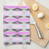 Uniek roze patroon theedoek (Quarter Fold)