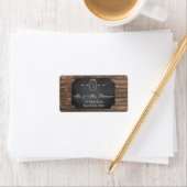 Uniek Rustisch Mason Jar Chalkboard - aangepast mo Etiket (Insitu)
