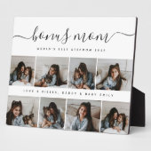 Uniek Script Fotocollage Bonus Moeder Moederdag Fotoplaat (Zijkant)