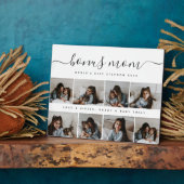 Uniek Script Fotocollage Bonus Moeder Moederdag Fotoplaat (Zijkant)