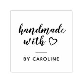 Uniek script handgemaakte zelfinkeping stempel (Design)