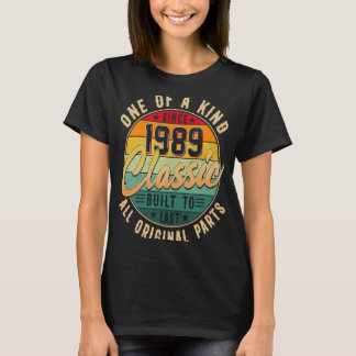 Uniek sinds 1989. Klassiek gebouwd voor eeuwigheid T-shirt