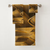 Uniek  stijlpatroon bad handdoek (Insitu)