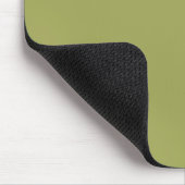 Uniek, stijlvol ontwerp Monogram Olive-groen Muismat (Hoek)