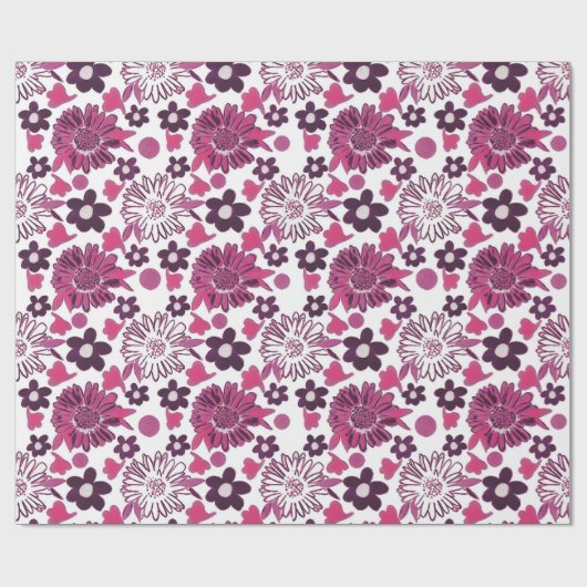 Uniek stijlvol  patroon cadeaupapier (Vlak)